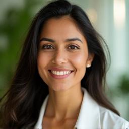 Professional headshot of Dr. Anya Sharma, PhD, Nutritionist